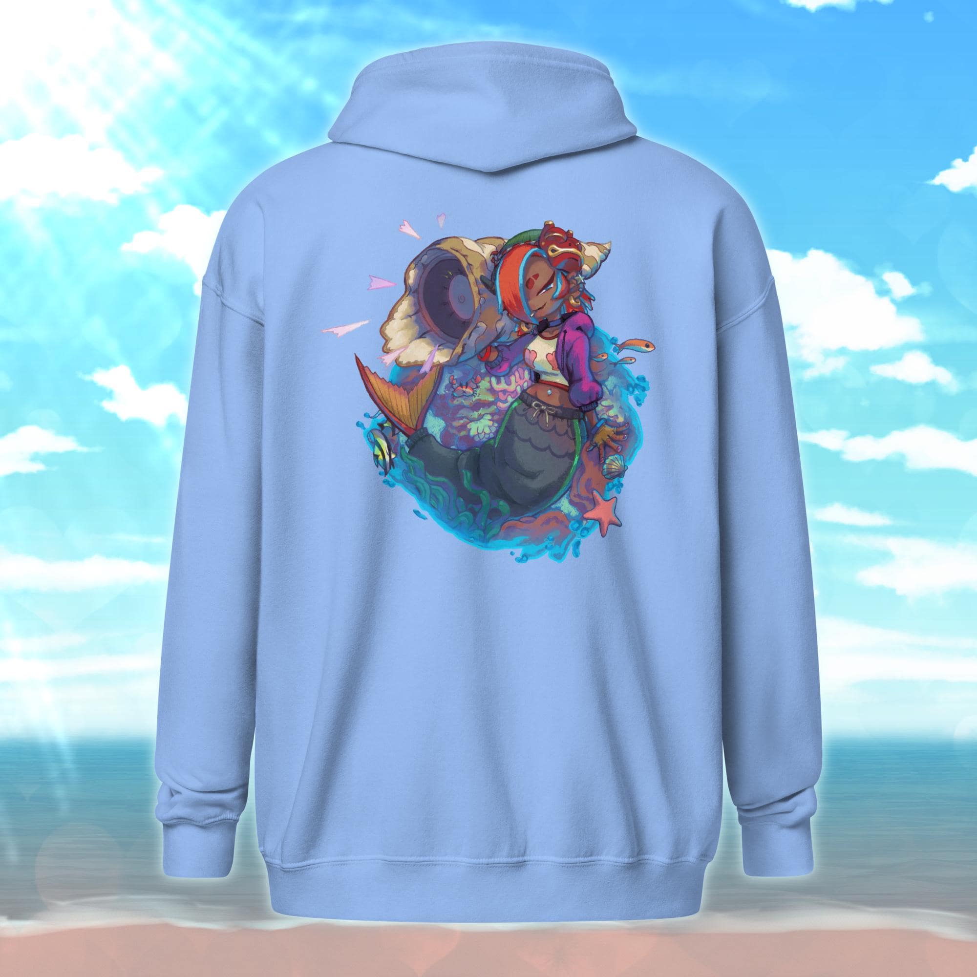 Mermaid Gal Hoodie by Wyvernsmasher for your Valentine