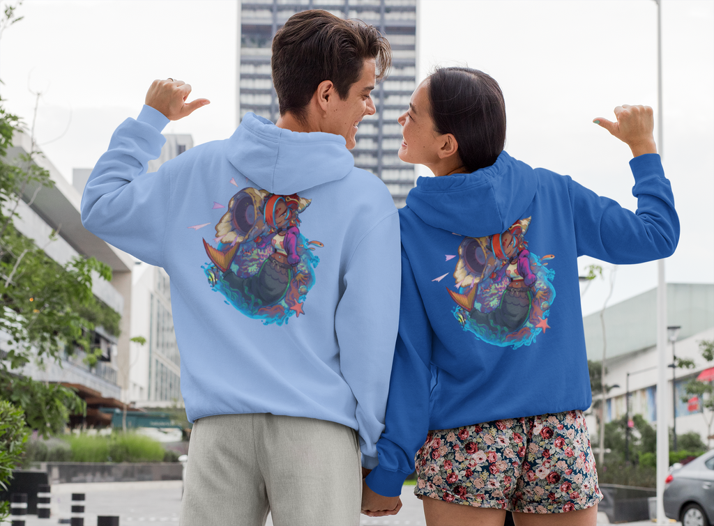 Mermaid Gal Hoodie by Wyvernsmasher for your Valentine