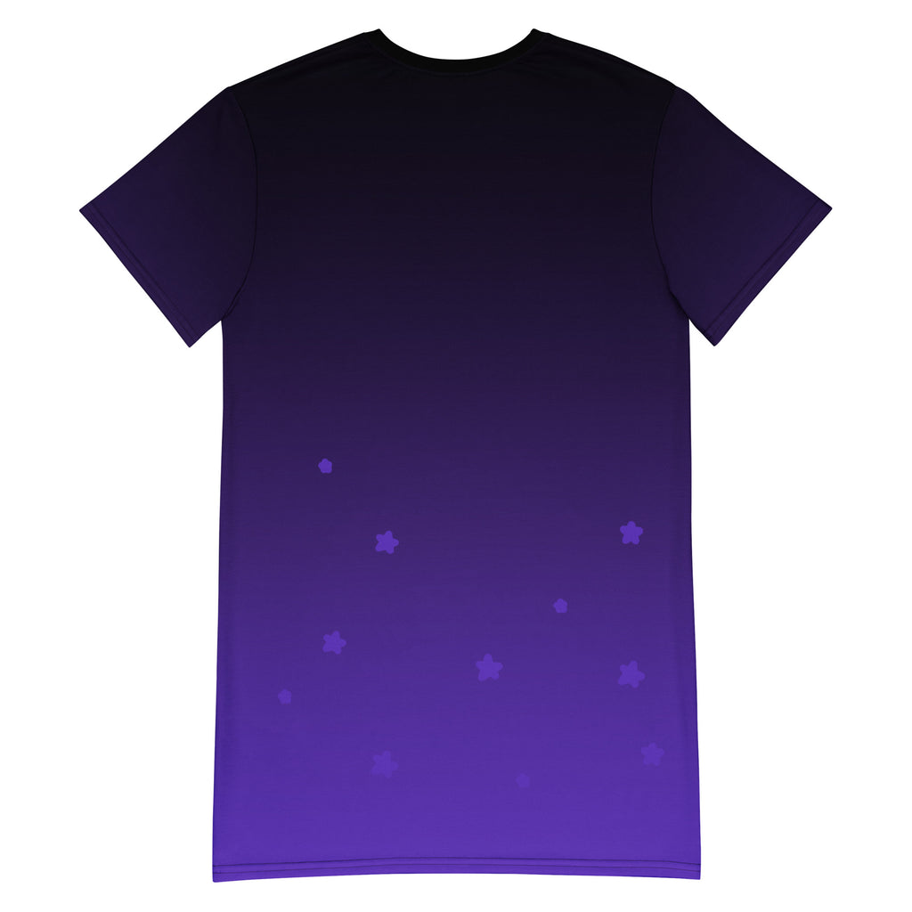 Big Dipper - Little Dipper Nebula T‑Shirt Dress – Mother & Child Constellation Gift