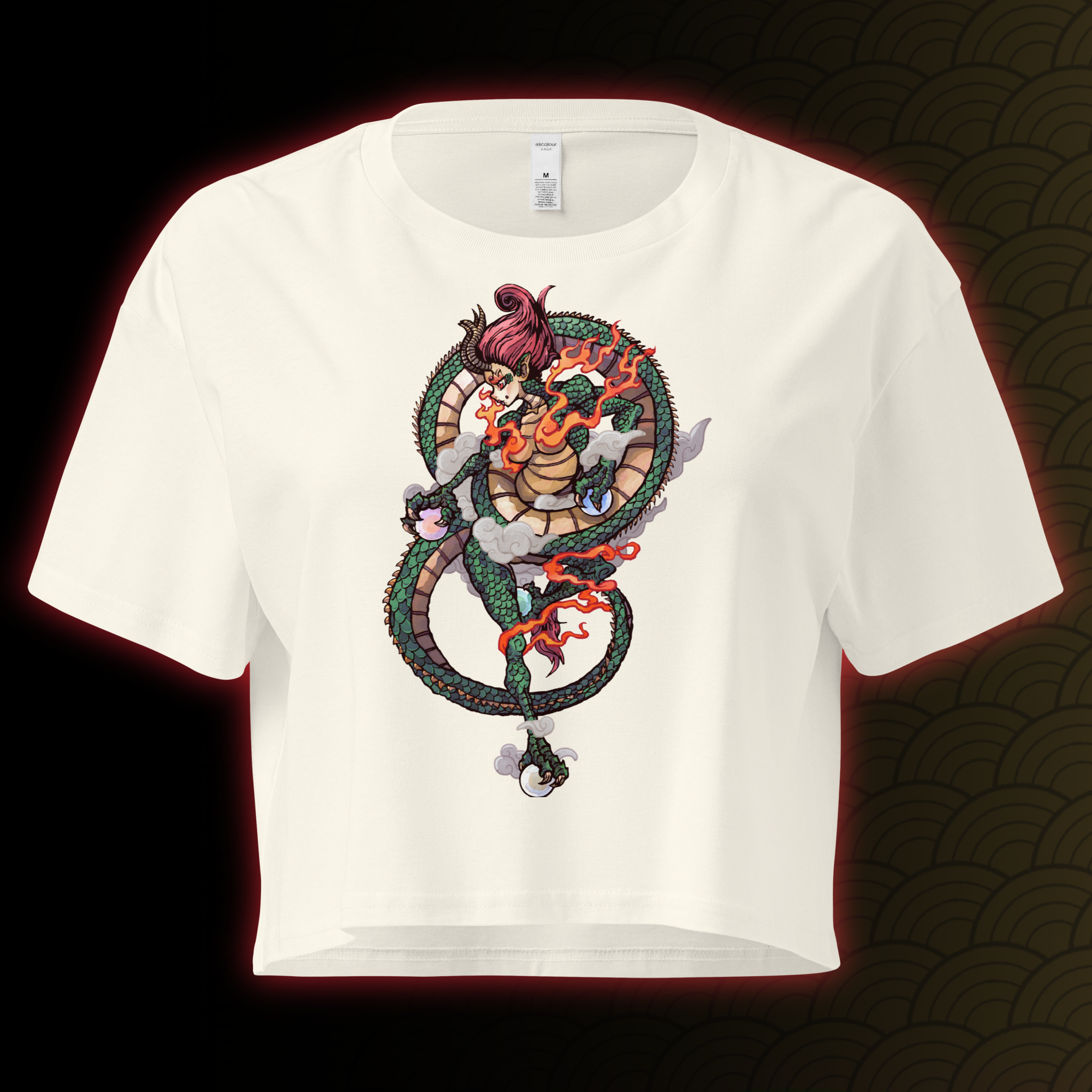 Dragon Woman Crop Top by Wyvernsmasher