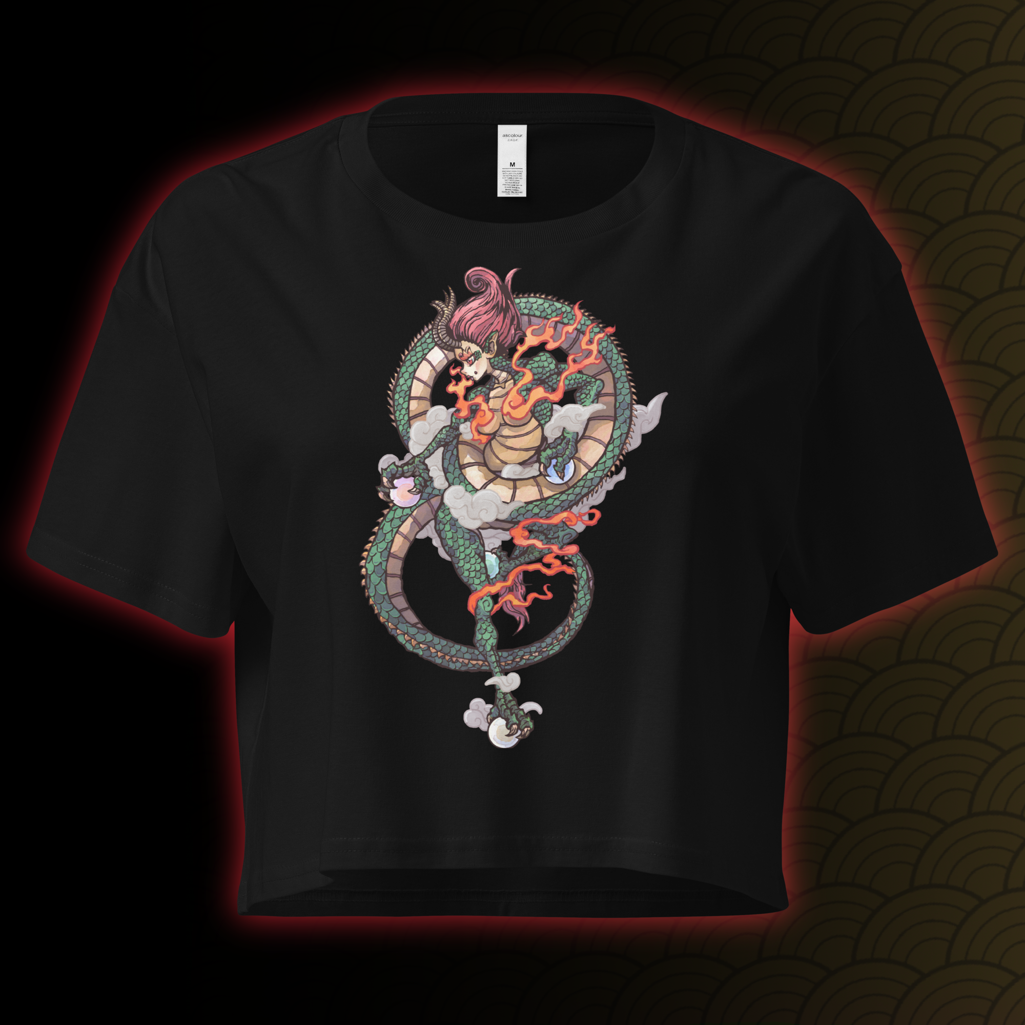 Dragon Woman Crop Top by Wyvernsmasher