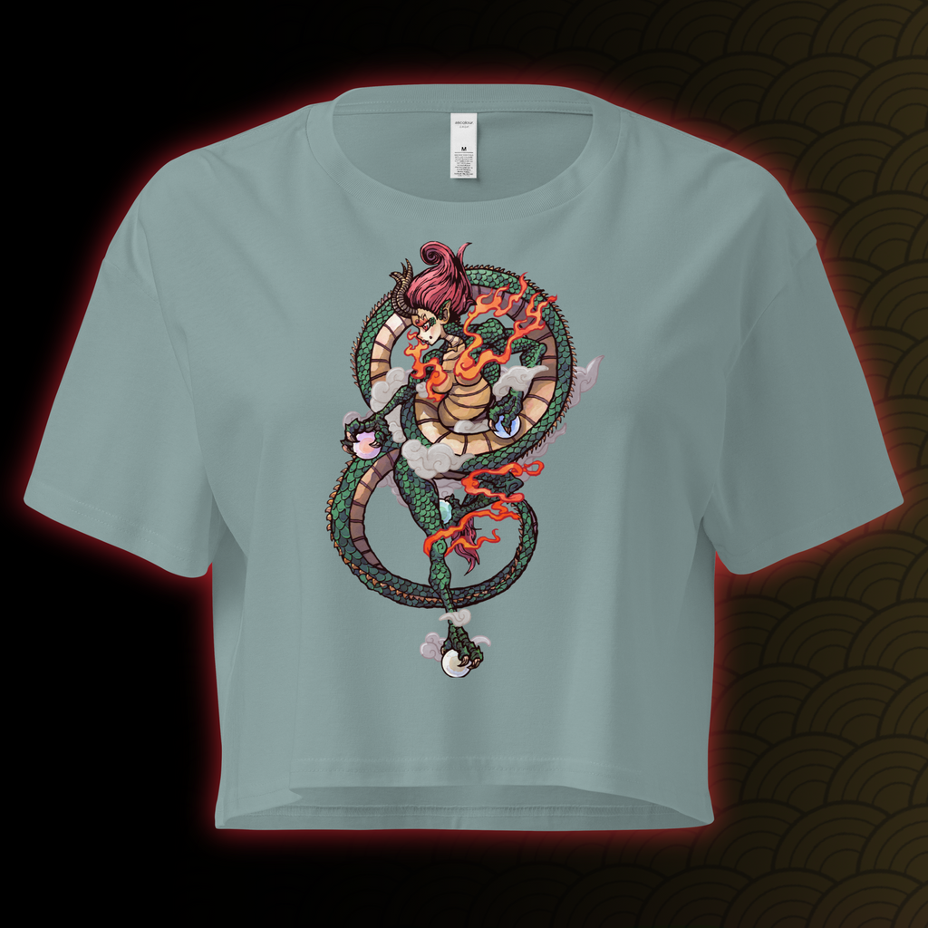 Dragon Woman Crop Top by Wyvernsmasher