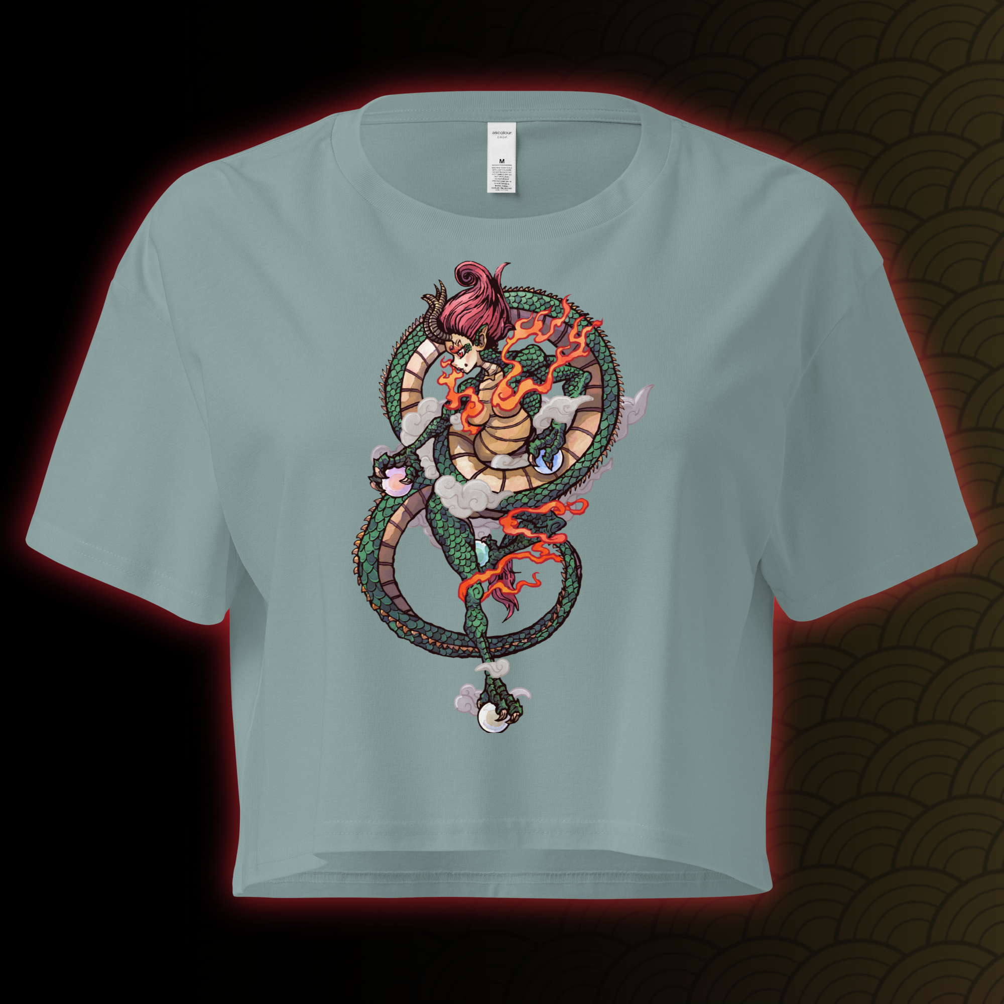 Dragon Woman Crop Top by Wyvernsmasher
