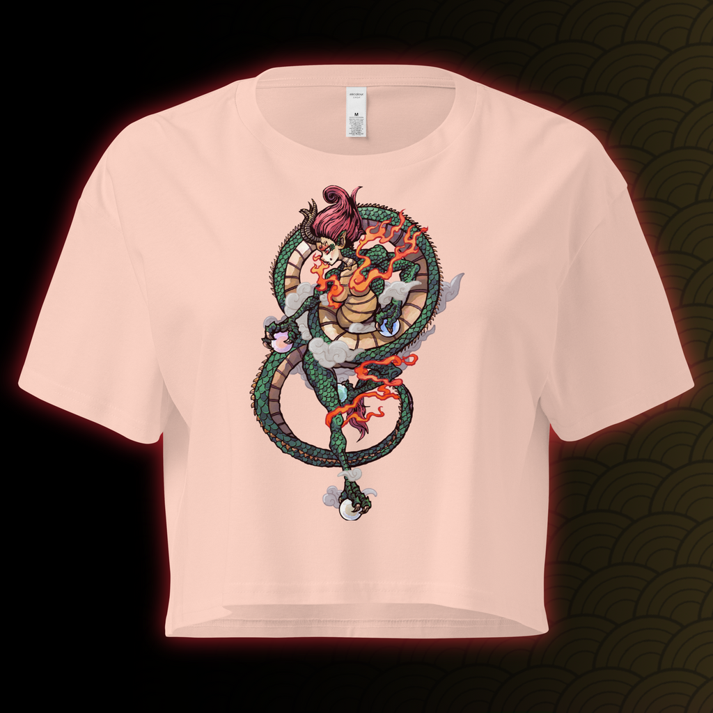 Dragon Woman Crop Top by Wyvernsmasher