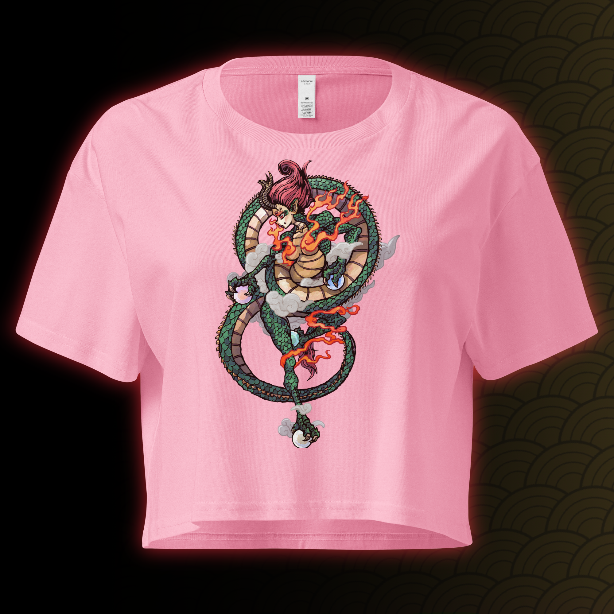 Dragon Woman Crop Top by Wyvernsmasher