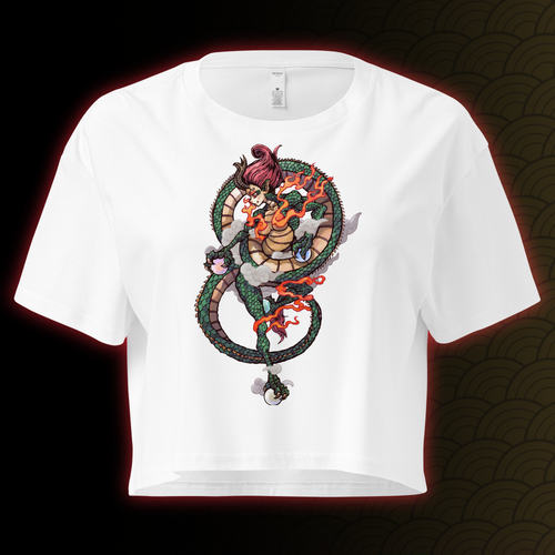 Dragon Woman Crop Top by Wyvernsmasher