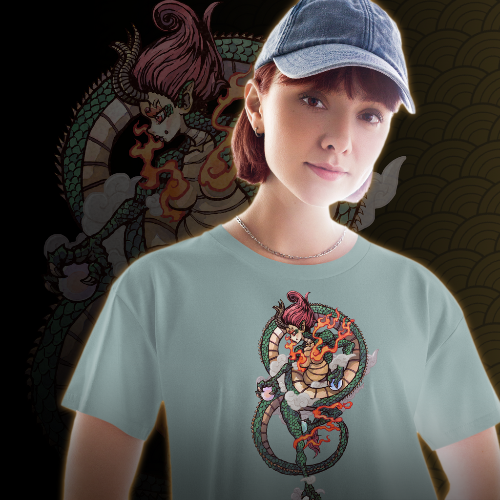 Dragon Woman Crop Top by Wyvernsmasher