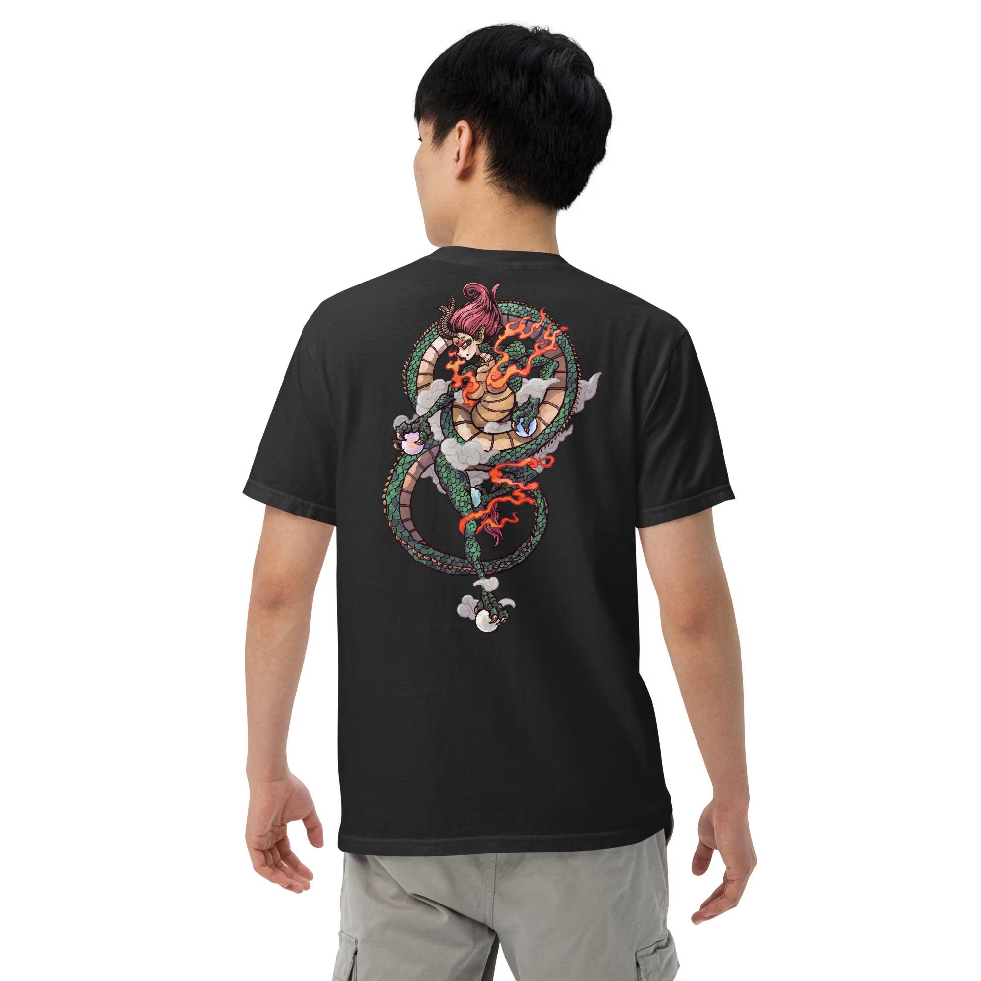 Wrath of the Dragon Tee – Back Graphic Fantasy T-Shirt