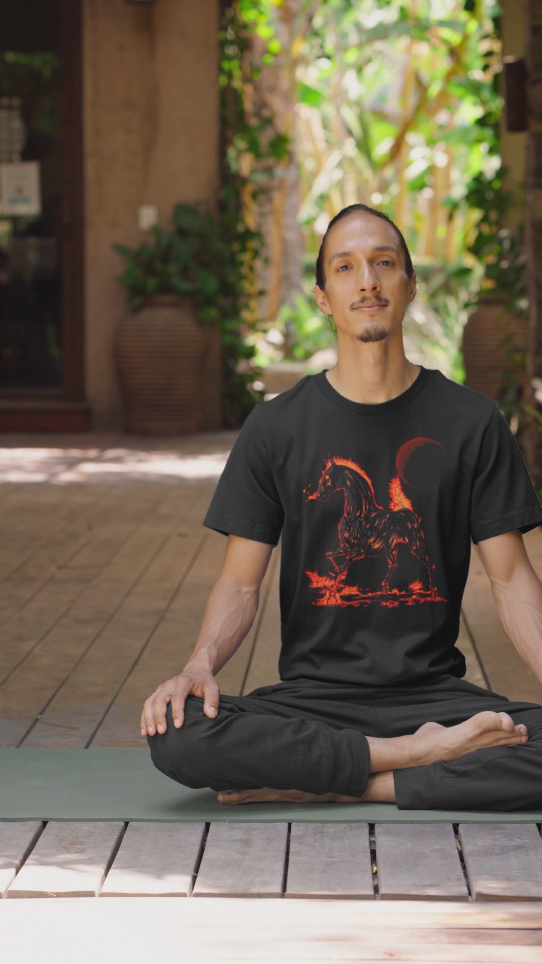 The Year of the Fire Horse – 火馬年 – Fantasy Art Unisex Tee by Wyvernsmasher