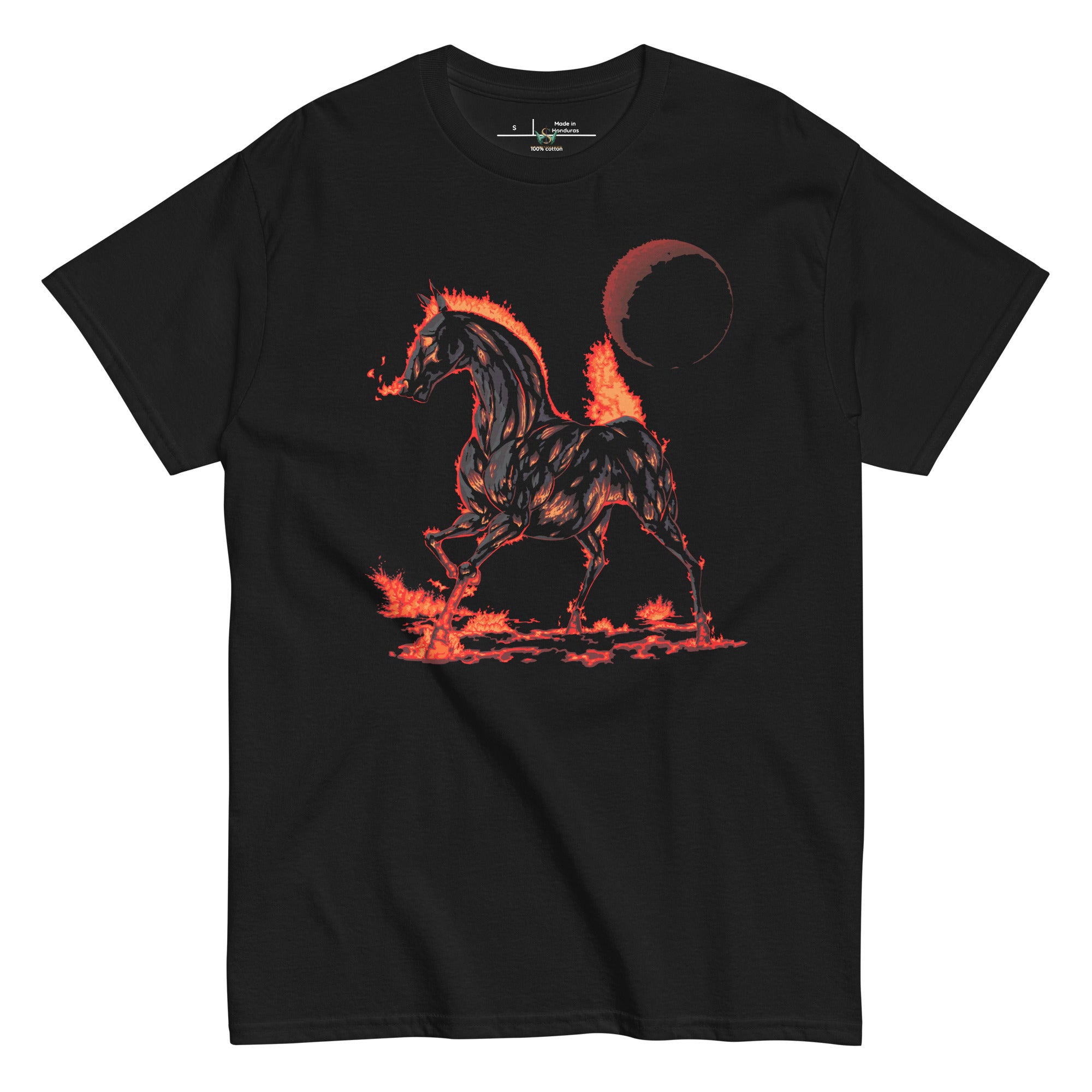 The Year of the Fire Horse – 火馬年 – Fantasy Art Unisex Tee by Wyvernsmasher