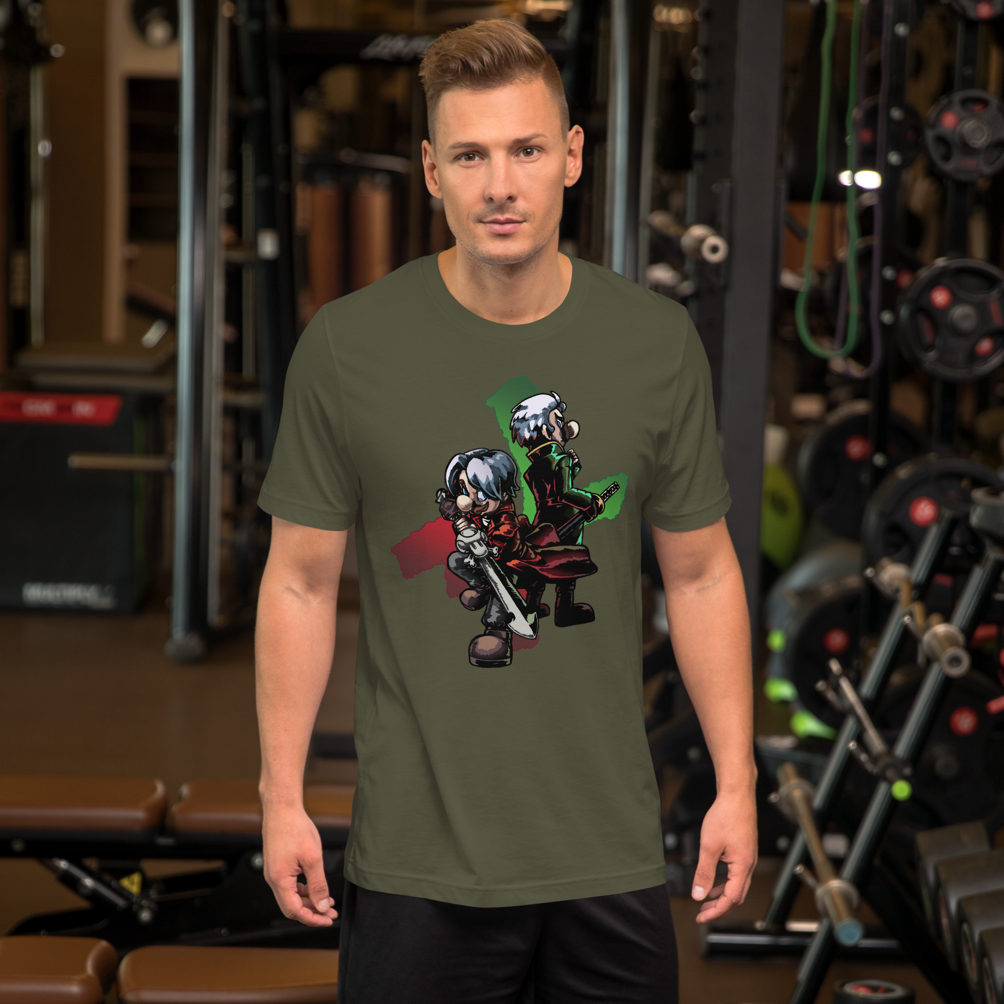 Devil Bros. Unisex t-shirt by Wyvernsmasher